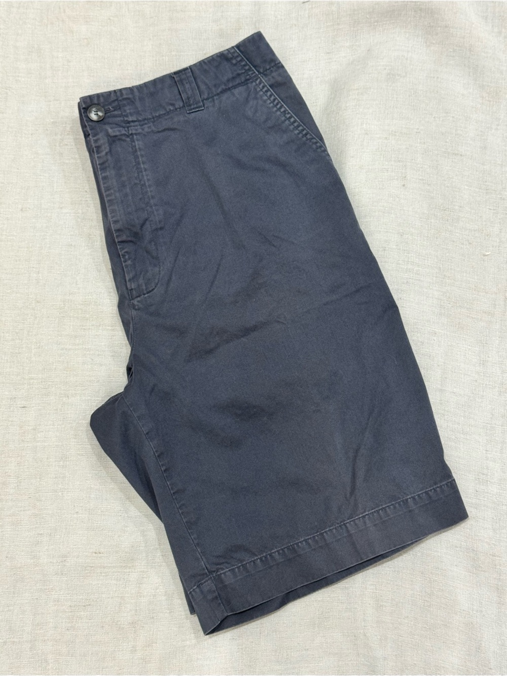 Lacoste Navy Shorts 100% Cotton Size 44 Preppy Old Money
